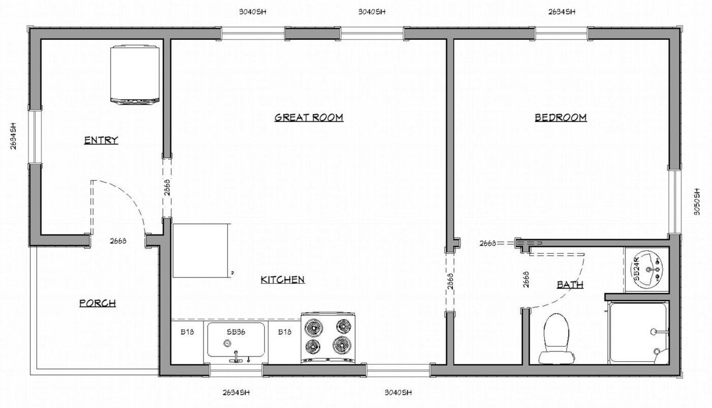G110 Cabin Blueprint