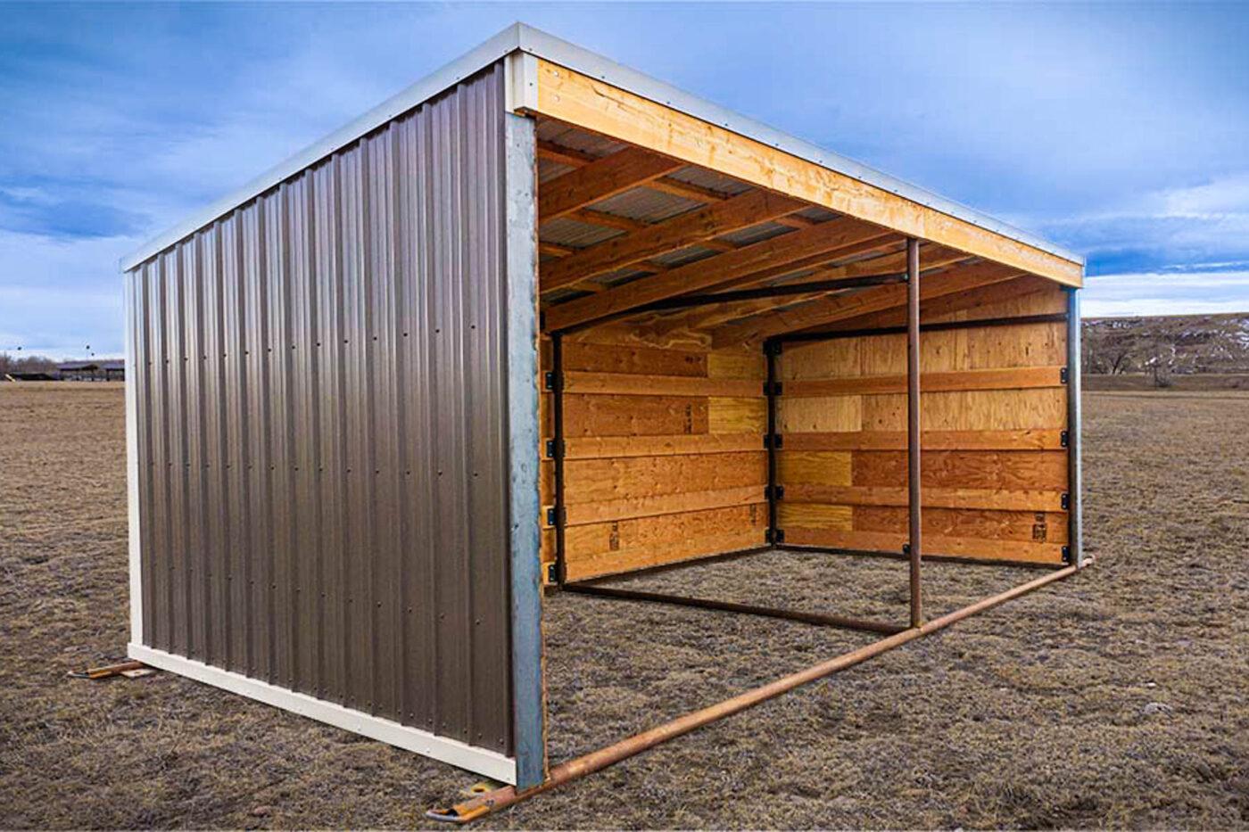 Metal Animal Shelter in Utah